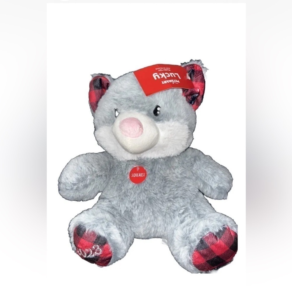 LUCKY  PLUSH PET TOY WITH SQUEAKER - Picture 2 of 5
